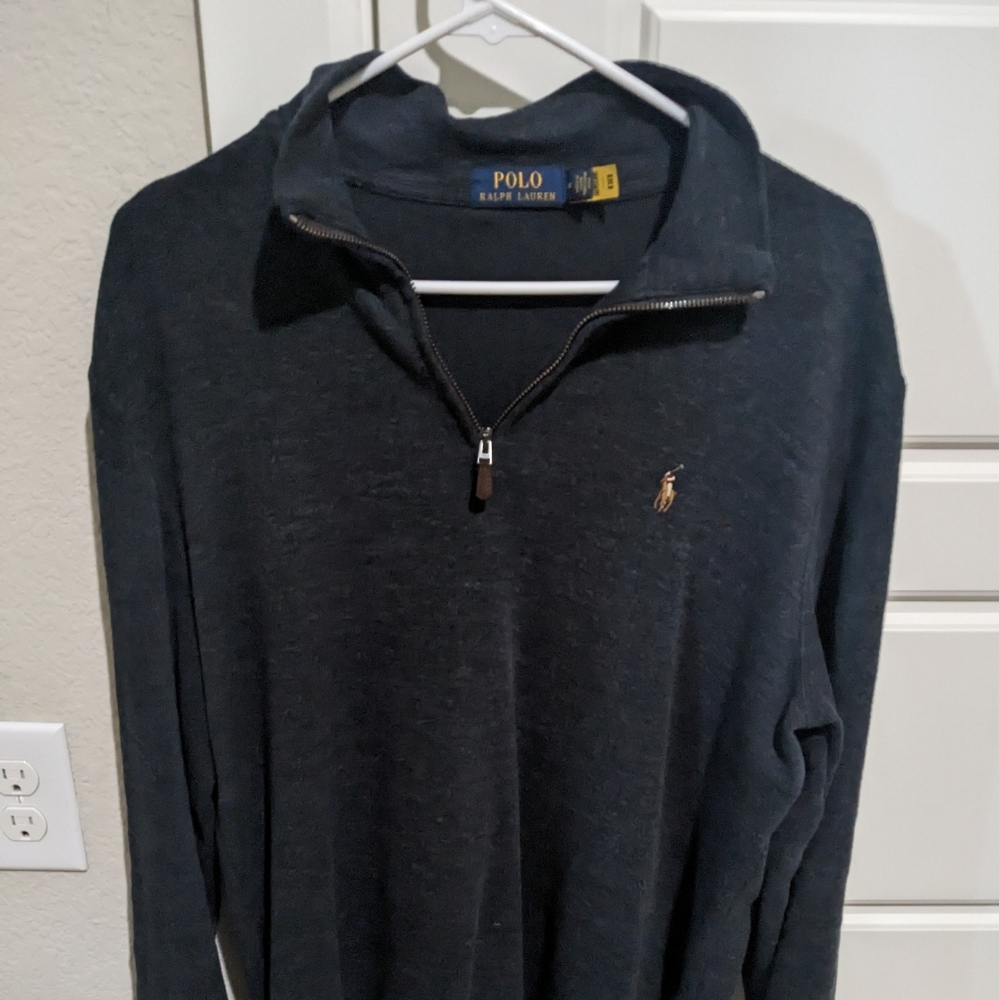 Polo Ralph Lauren Quarter Zip grey size medium